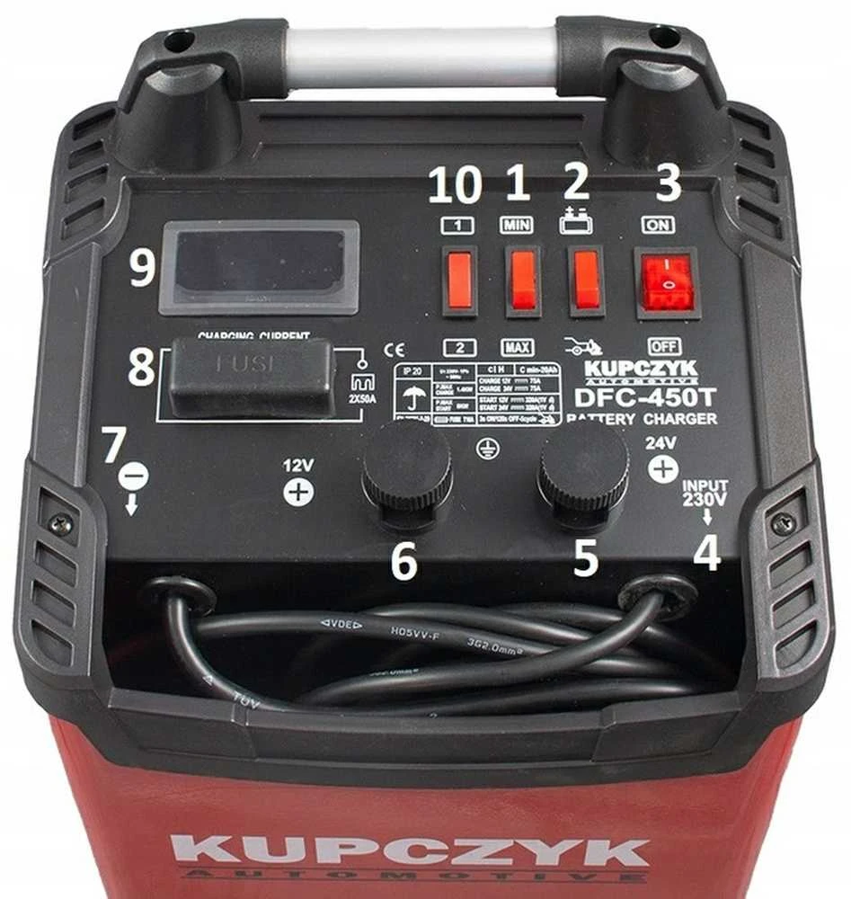 Akumuliatoriaus įkroviklis ir paleidėjas, 12V/24V didelės galios akumuliatoriaus įkroviklis, automobilių akumuliatorių įkroviklis automobiliams ir sunkvežimiams