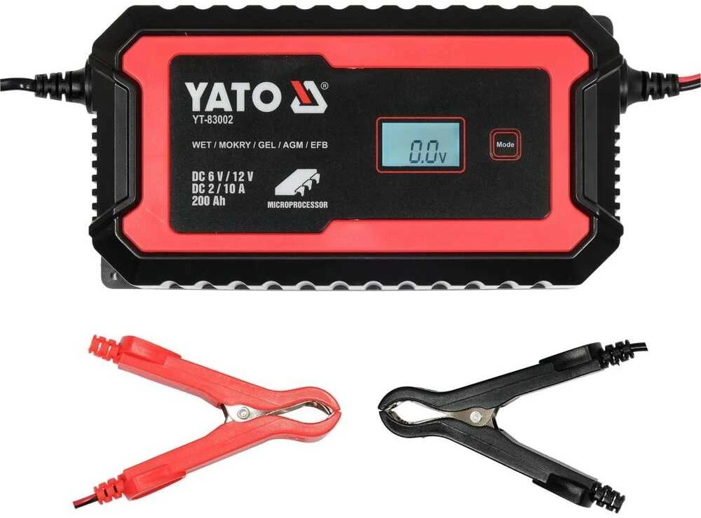Akumuliatoriaus įkroviklis su LCD 6V/12V, apsauga nuo perkrovos, auto moto akumuliatoriams