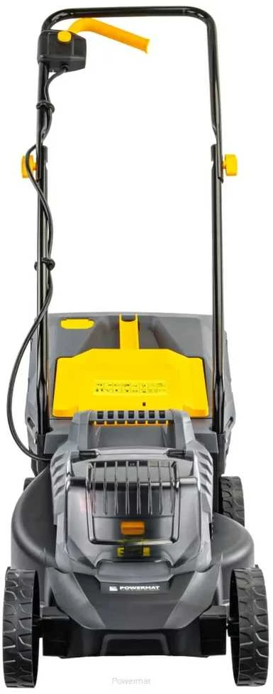 Akumuliatorinė vejapjovė, 20 V, 320 mm pjovimo plotis, su 2x 4 Ah akumuliatoriais, sodo priežiūrai, lengva naudoti