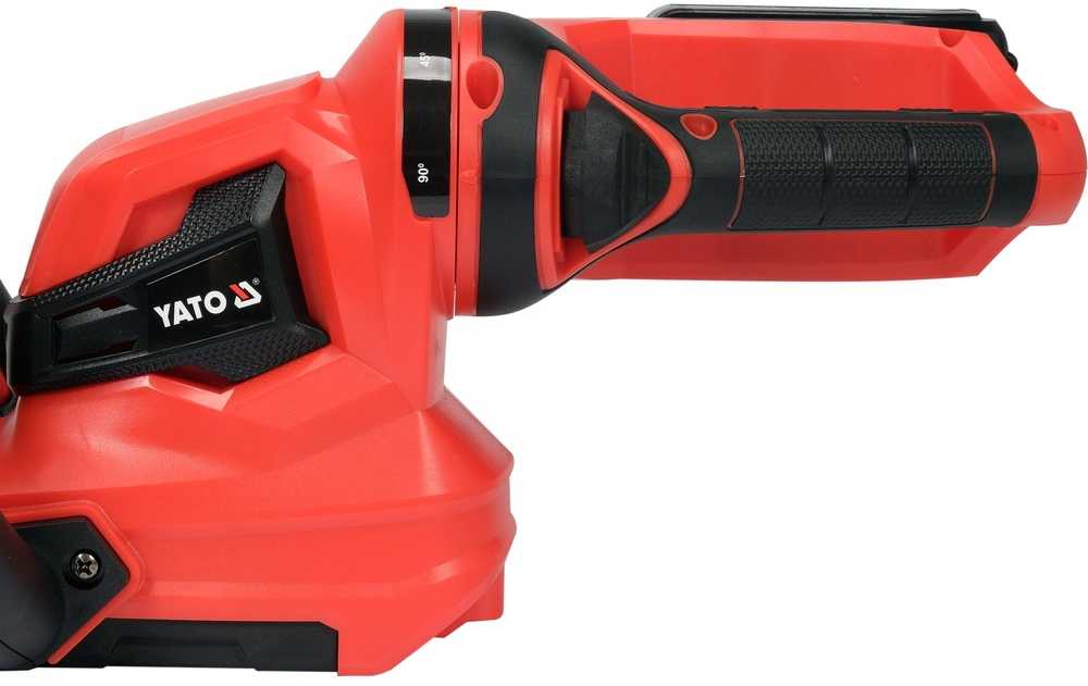 Akumuliatorinės gyvatvorių žirklės, 18V, 450 mm pjovimo ilgis, besisukanti rankena, sodo krūmų pjaustytuvas, lengvos gyvatvorių žirklės