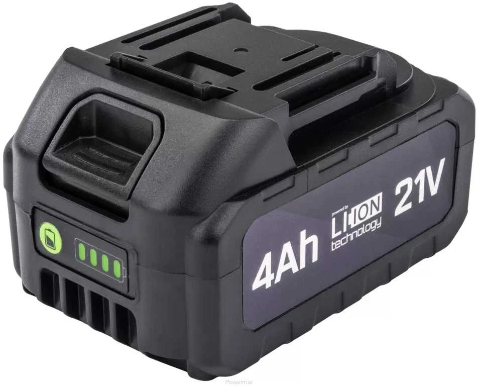 Akumuliatorinis kampinis šlifuoklis PowerMat, 21V Li-ion 125mm