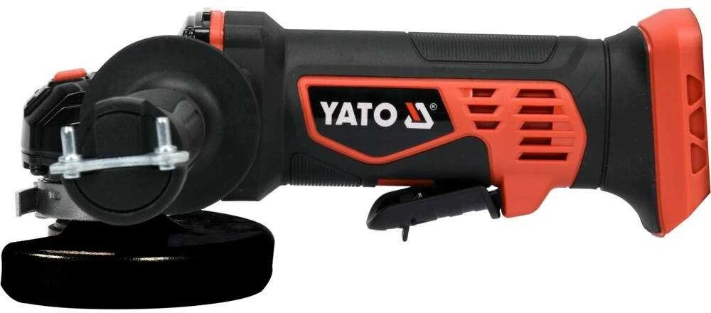 Akumuliatorinis kampinis šlifuoklis Yato YT-82827; 125 mm; 18 V; (be akumuliatoriaus ir pakrovėjo)