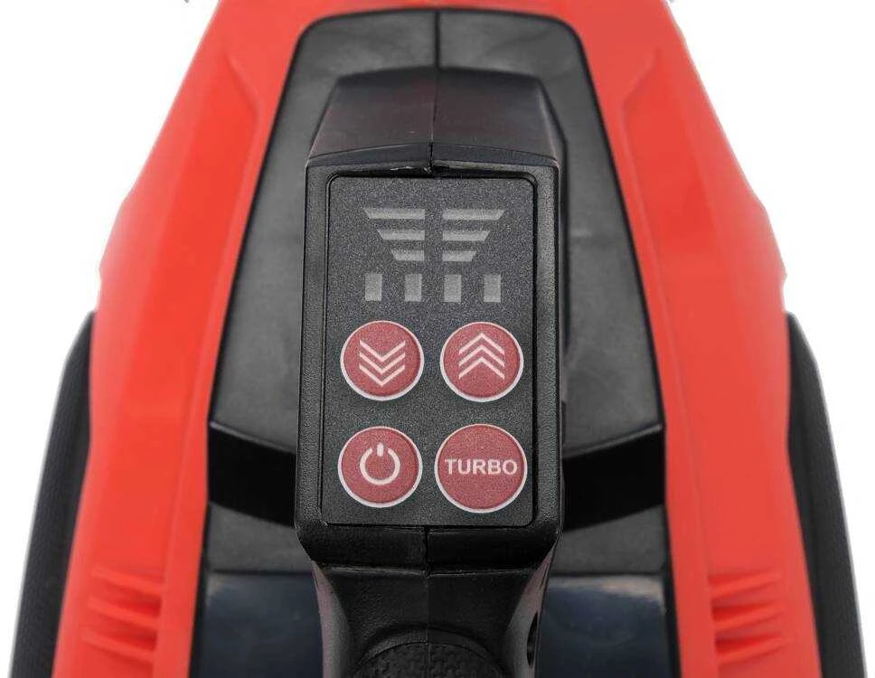 Akumuliatorinis lapų pūstuvas reguliuojamu greičiu, sodui, statyboms