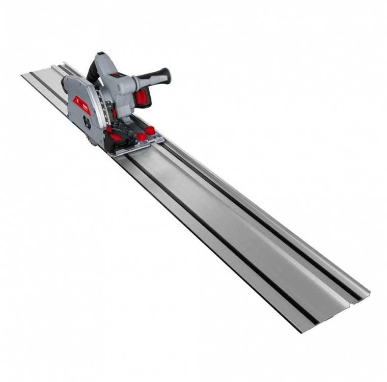 Akumuliatorinis panardinamas pjūklas, su 1500 mm kreipiamąja liniuote, 20V akumuliatorinis, nešiojamas diskinis pjūklas, bėginio pjūklo rinkinys