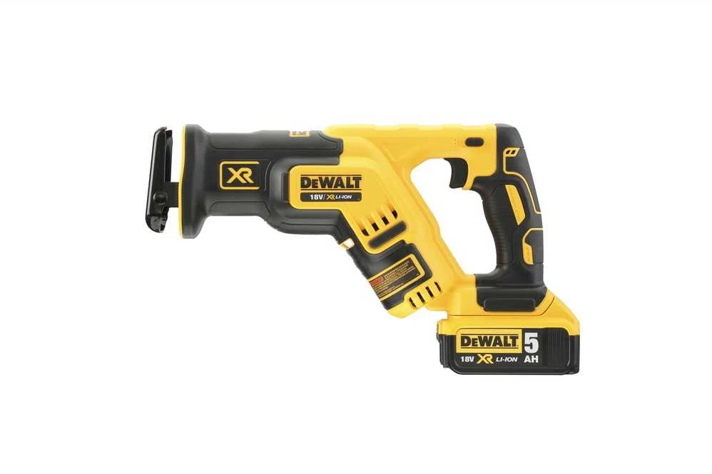 Akumuliatorinis tiesinis pjūklas DeWalt DCS367P2-QW; 18 V; 2x5,0 Ah akum.