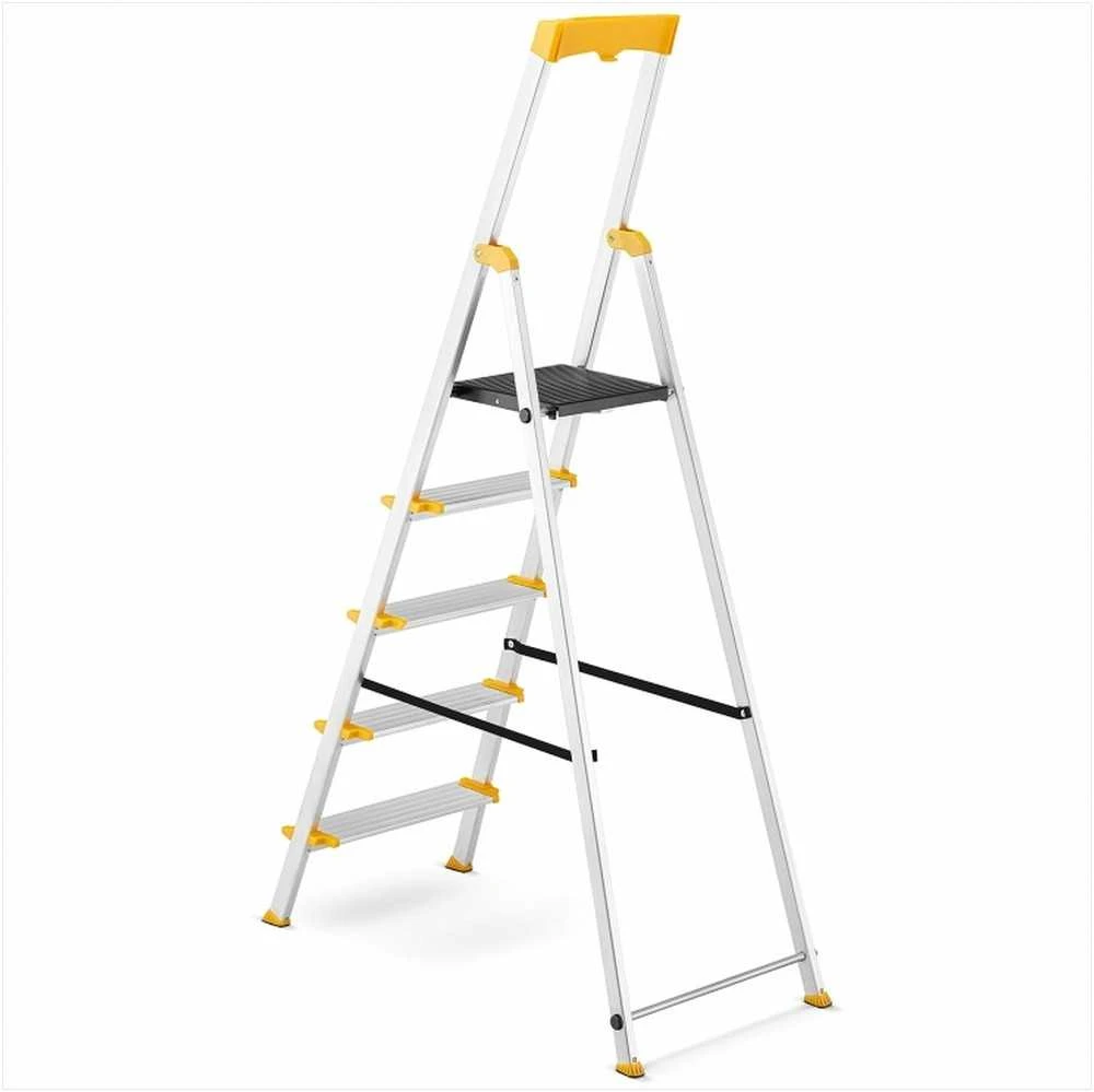 Vienpusės aliuminio kopėčios Drabest MAX, 5 laipteliai, 150 kg