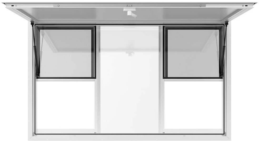 Aliuminio aptarnavimo langas, prekybos langas, maisto sunkvežimio aptarnavimo langas, 152x92 cm aliuminio lydinio langas, stumdomas langas su tentu