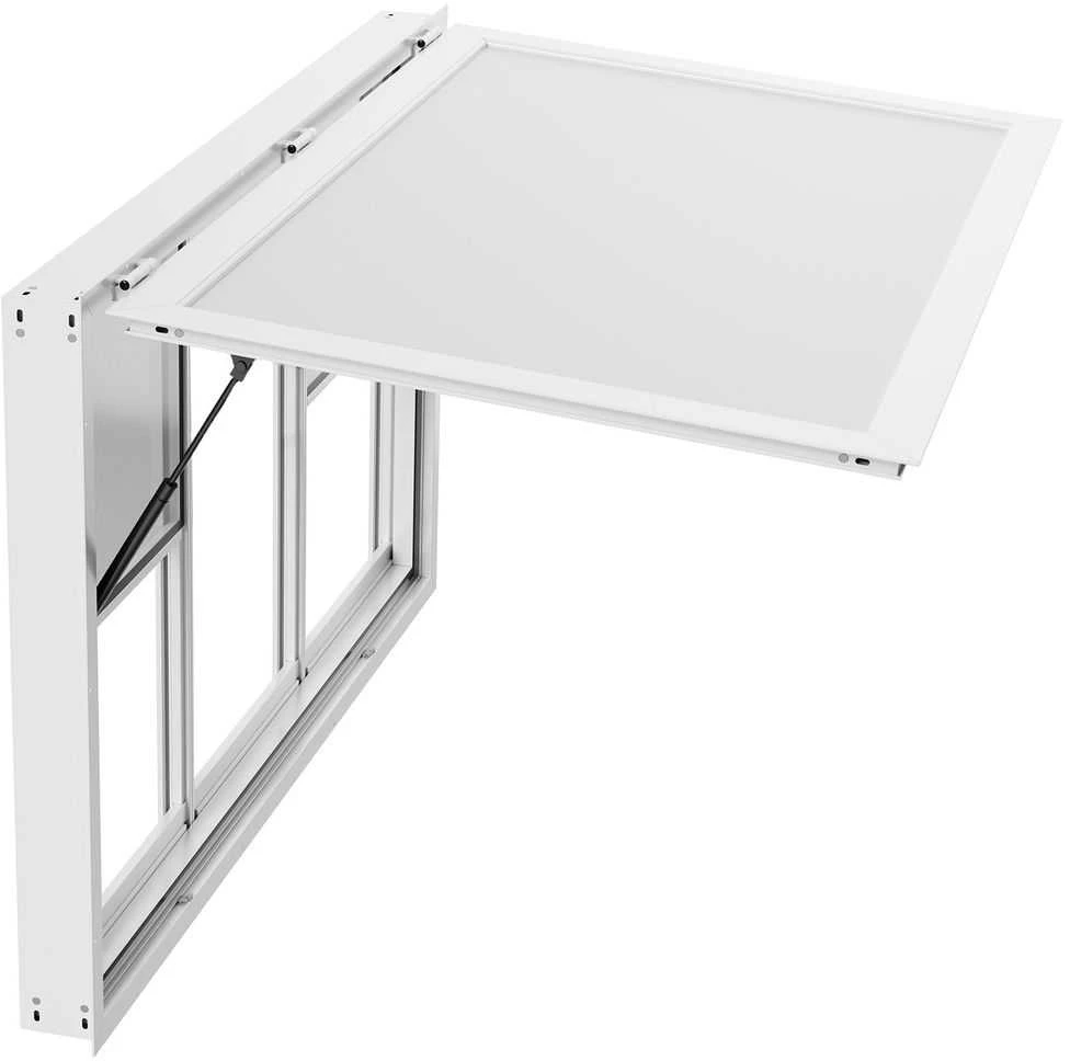 Aliuminio aptarnavimo langas, prekybos langas, maisto sunkvežimio aptarnavimo langas, 152x92 cm aliuminio lydinio langas, stumdomas langas su tentu
