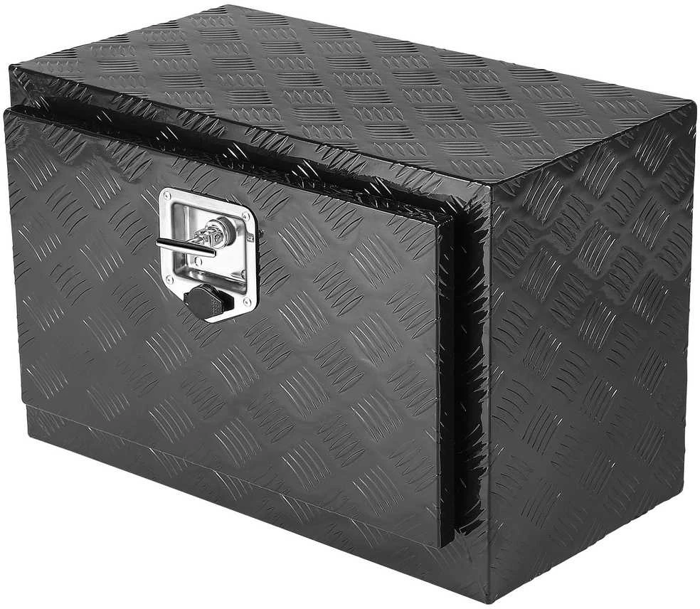 Aliuminio įrankių dėžė sunkvežimiui, priekabai, RV, 24x12x14 colių, po kėbulu, tvirta, daiktadėžė, įrankių saugykla