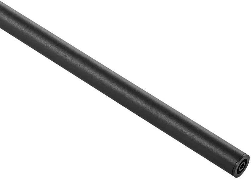 Aliuminio laiptų baliustrai, 101 vnt. pakuotė, 914 mm juodi statramsčiai, apvalūs vamzdiniai turėklų stulpai, metalinės laiptų dalys, skirtos naudoti viduje ir lauke