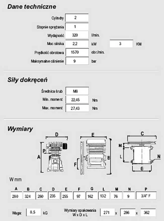 Alyva tepamas kompresoriaus siurblys, 2 stūmoklių oro kompresorius, 10 barų oro siurblys, K-2800 kompresoriaus siurblys, 234 l/min oro siurblys