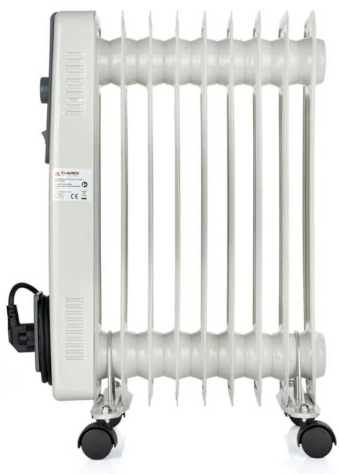 Alyvinis radiatorius, 9 sekcijų, 2000W, nešiojamas elektrinis šildytuvas, namų biuro šildytuvas, energiją taupantis šildymas