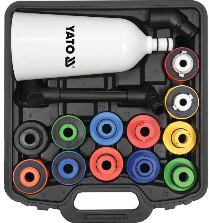 Alyvos piltuvėlis su adapteriais automobiliui, 2L, 15 dalių rinkinys, alyvos pildymo komplektas
