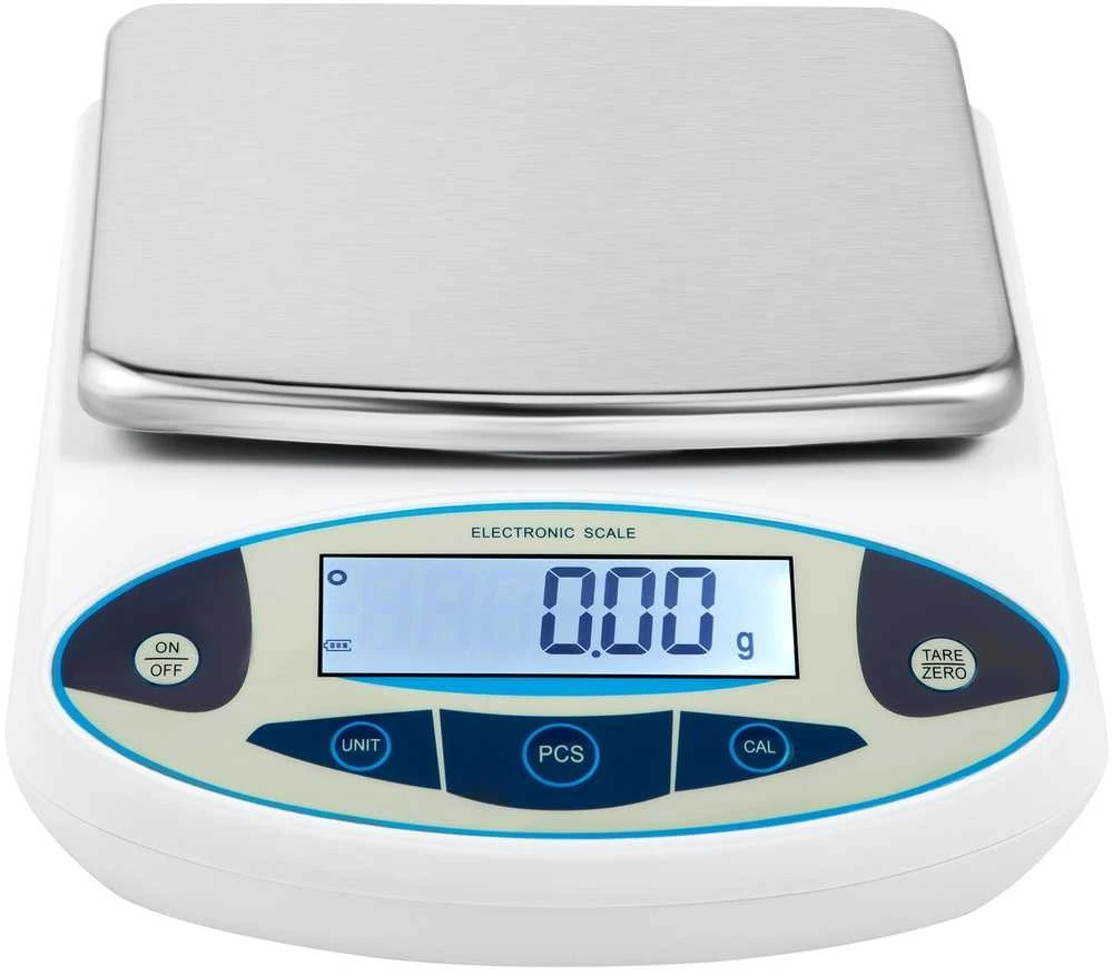 Virtuvinės svarstyklės Analitinės svarstyklės, 5000g, 0,01g, Laboratorinės svarstyklės, Skaitmeninės svarstyklės