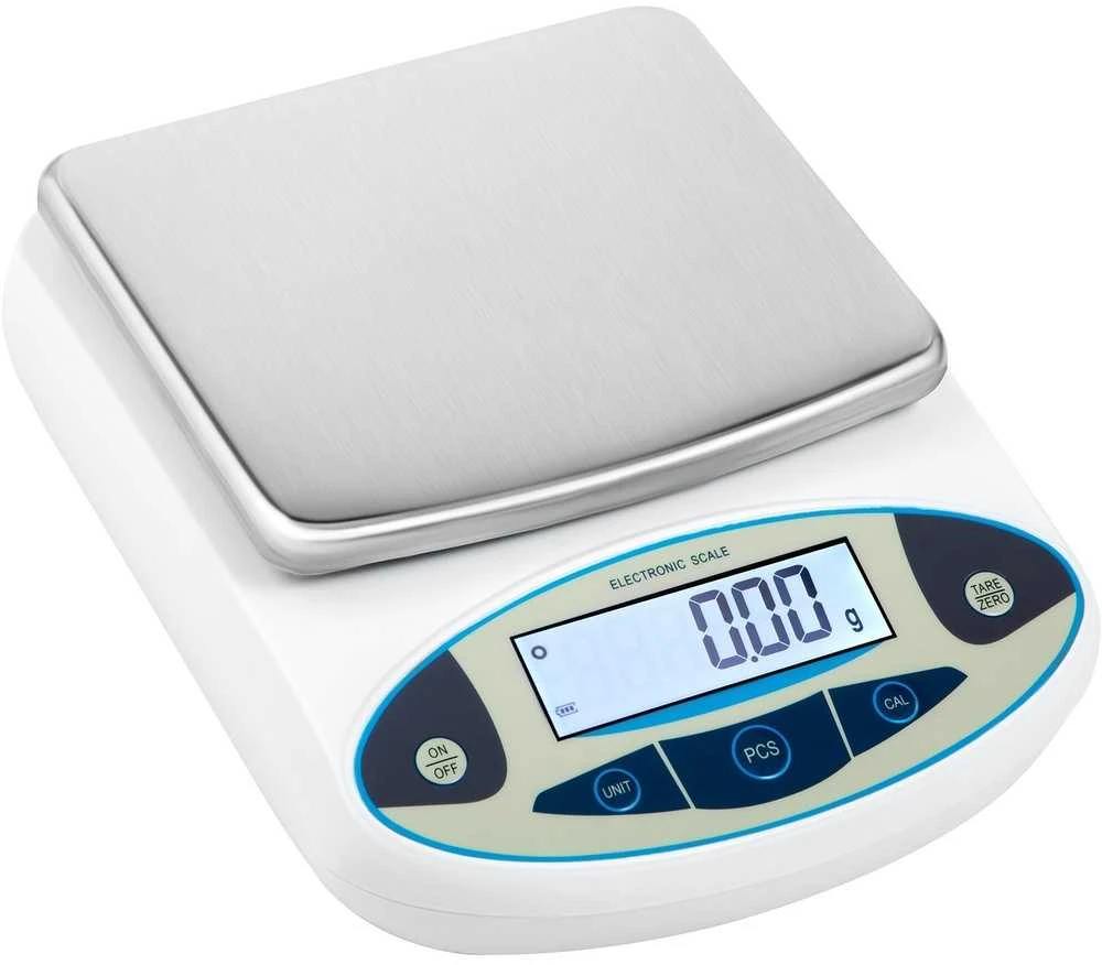 Virtuvinės svarstyklės Analitinės svarstyklės, 5000g, 0,01g, Laboratorinės svarstyklės, Skaitmeninės svarstyklės
