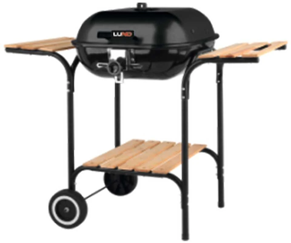 Lund Anglies grilis su dangčiu, grotelių reguliavimu, BBQ nešiojamas