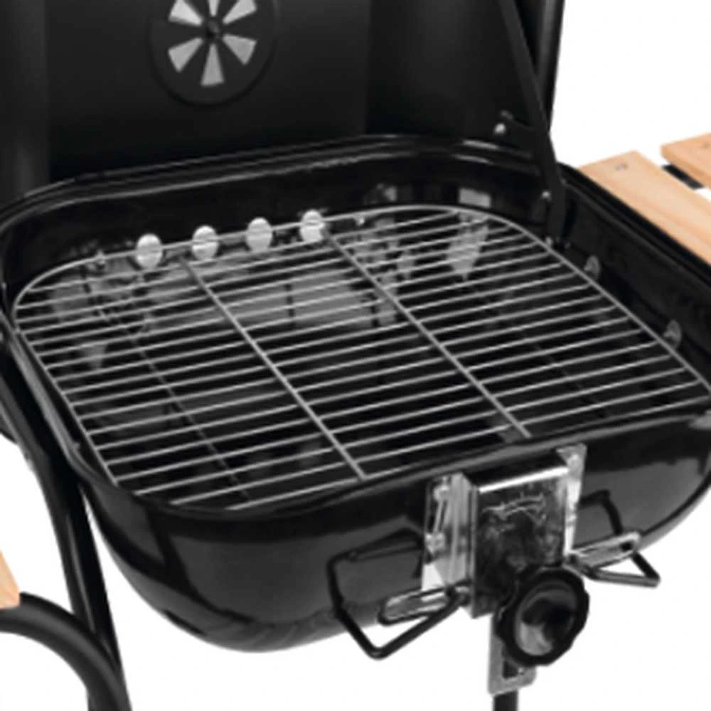 Lund Anglies grilis su dangčiu, grotelių reguliavimu, BBQ nešiojamas