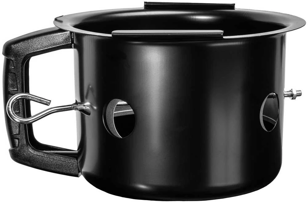 Anglies kepsninė statinė, 2 grotelės, sulankstomi stalviršiai, juoda BBQ grilius, lauko kepsninė, grilinė