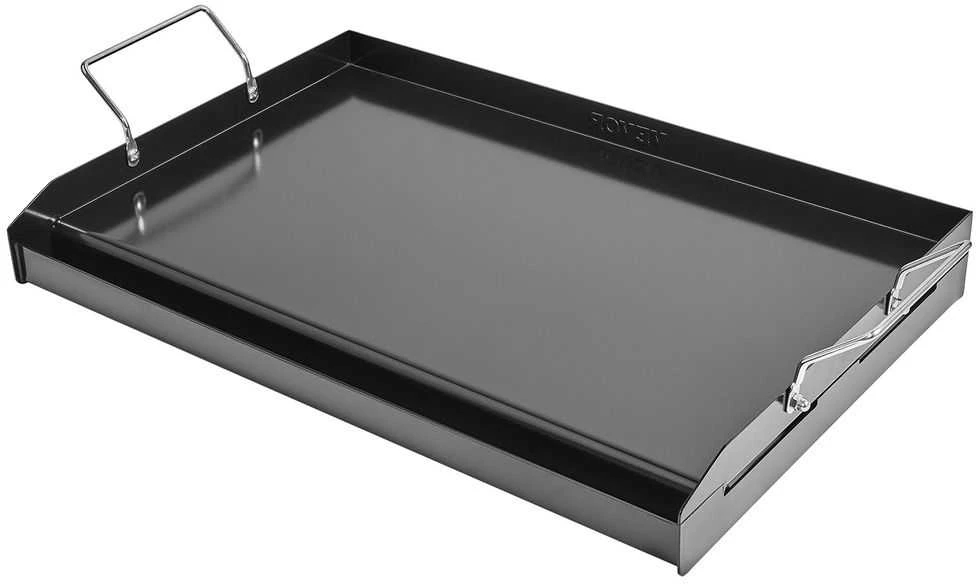 Anglinio Plieno Kepimo Plokštė, Universali Plokščia Viršutinė Plokštė BBQ, Teppanyaki, Nešiojami Šeimos Indai, Stovyklavimo Kepimo Plokštė, 61x40.6 cm Stačiakampė Kepimo Plokštė
