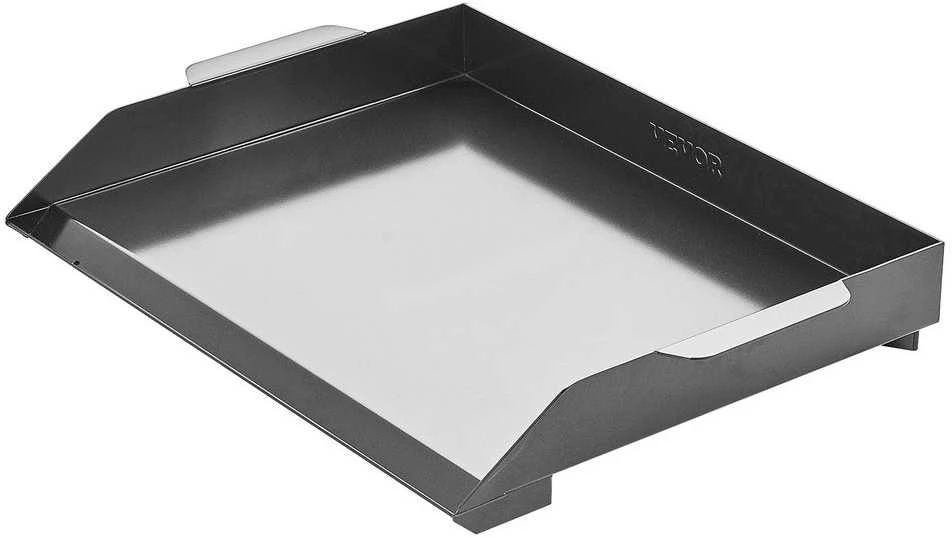 Anglinio Plieno Kepimo Plokštė, Universali Plokščia Stačiakampė Plokštė Kepsninei, Nešiojami Šeimos Indai Stovyklavimui, 55.88 cm x 40.64 cm Kepimo Plokštė