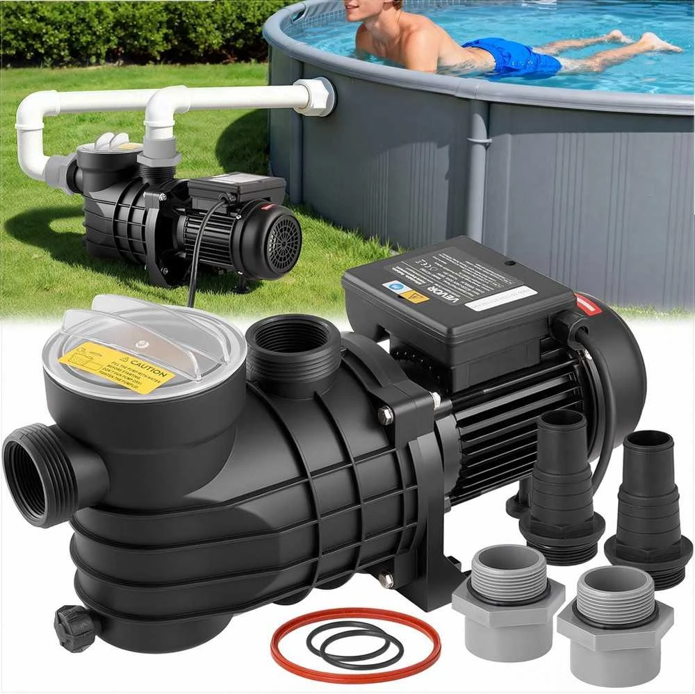 VEVOR Baseino siurblys, 180W, maksimali srovė 10,800 L/h