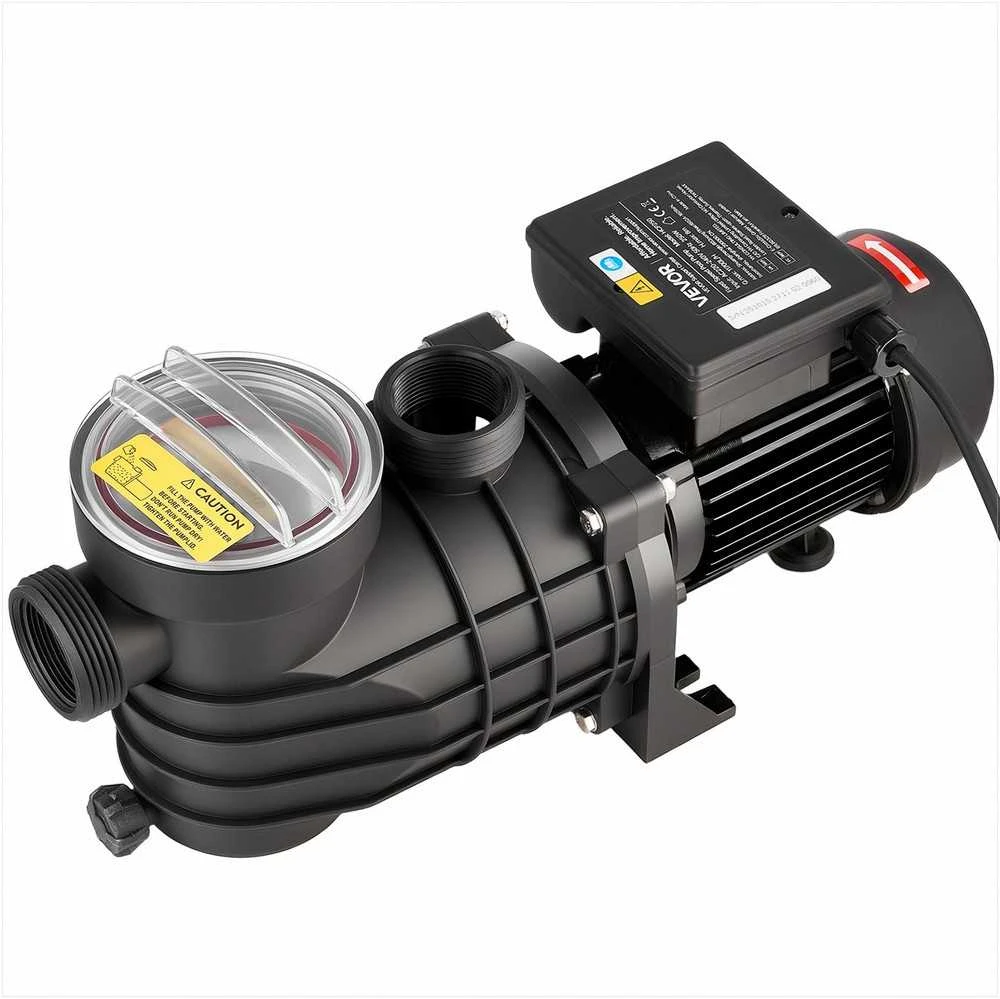 Antžeminio baseino siurblys, 250 W vieno greičio siurblys baseinams ir SPA, su filtro krepšeliu, plaukimo baseino cirkuliacinis siurblys, masažinės vonios siurblys, vandens filtravimo įranga