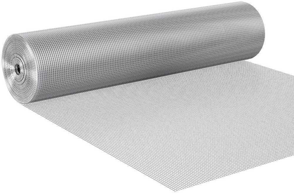 Apsauginis sodo tinklas, 91.44cm x 30.48m, 0.6mm vielos tinklo ritinys, vištidės tvora, triušių aptvaras, graužikų apsauga