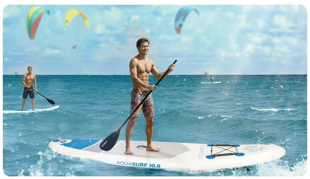 „Aquasurf“ SUP lenta, 320 x 84 x 15 cm, pripučiama irklentė, vandens sporto lenta, irklentė