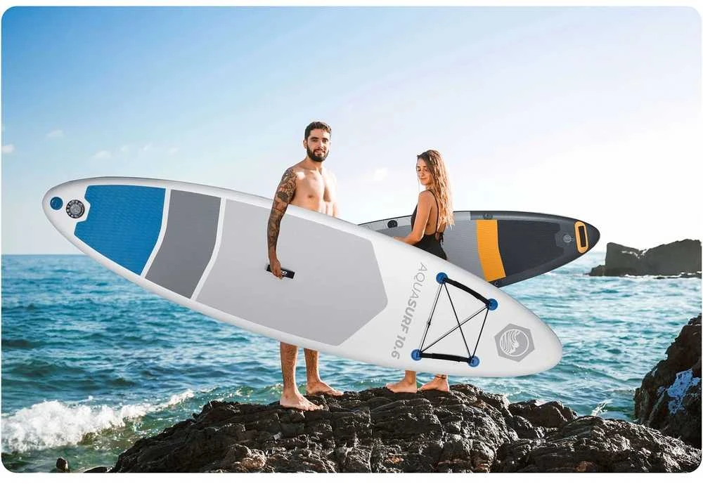 „Aquasurf“ SUP lenta, 320 x 84 x 15 cm, pripučiama irklentė, vandens sporto lenta, irklentė
