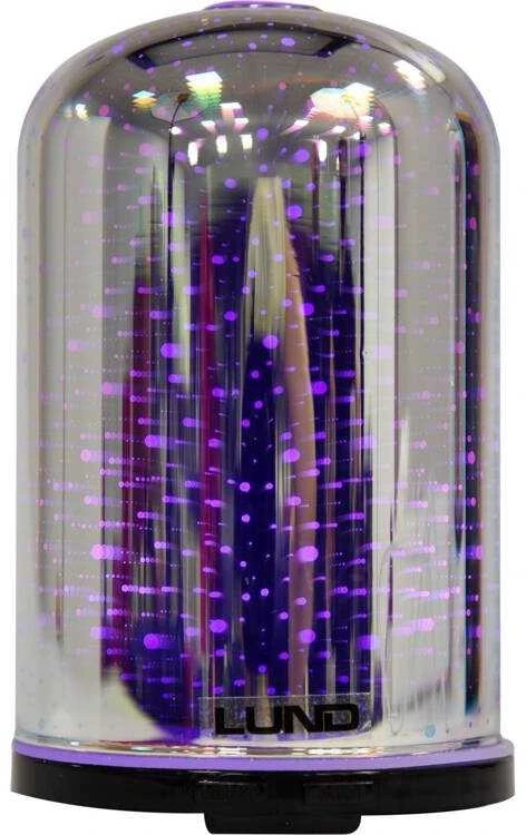Drėkintuvas Aromato difuzorius 120ml, stiklinis, su aromaterapijos funkcija, LED lemputė, tylus ultragarsinis veikimas