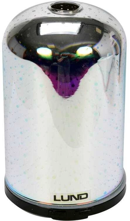 Drėkintuvas Aromato difuzorius 120ml, stiklinis, su aromaterapijos funkcija, LED lemputė, tylus ultragarsinis veikimas