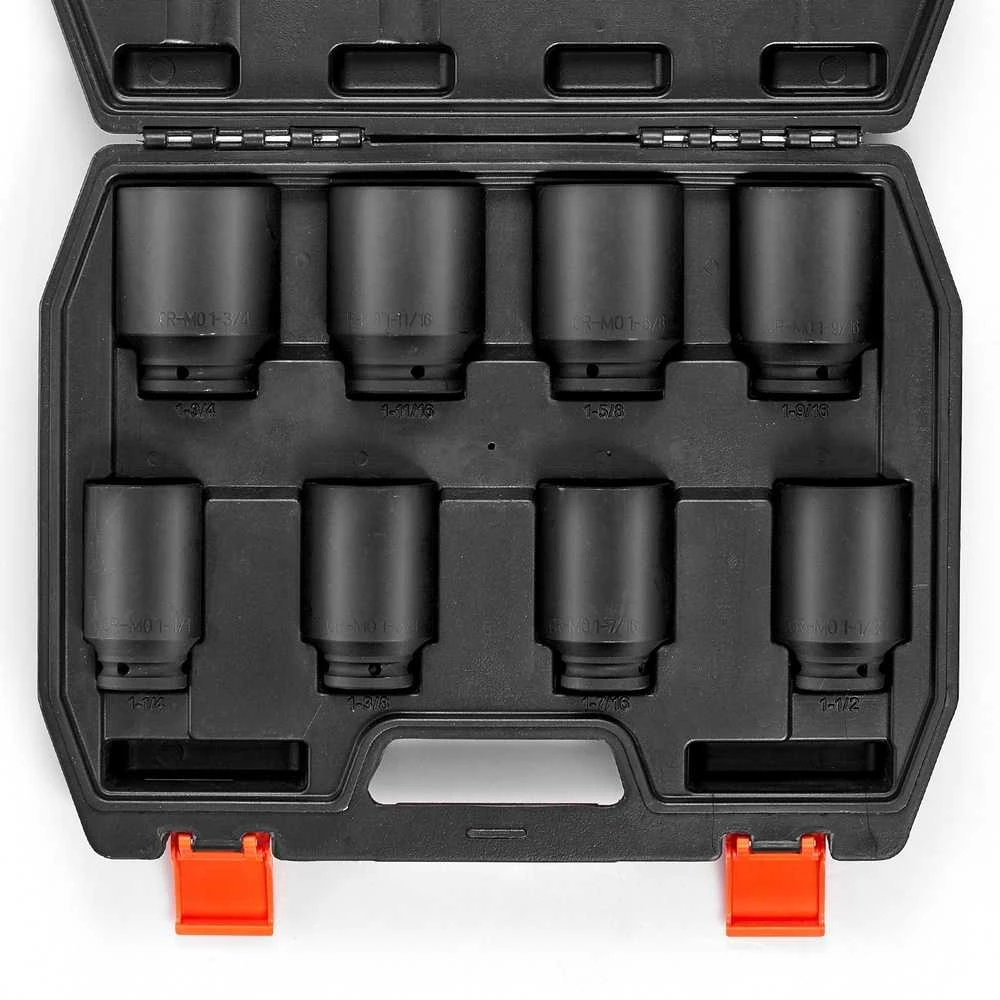 VEVOR Ašies stebulės galvučių rinkinys 1/2" 8 vnt