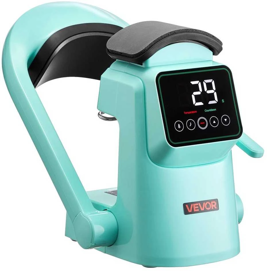 Automatinė kepurių terminio presavimo mašina, kepurių spausdinimui, su jutikliniu ekranu, automatiniu atleidimu, puikiai tinka „pasidaryk pats“ kepurių personalizavimui
