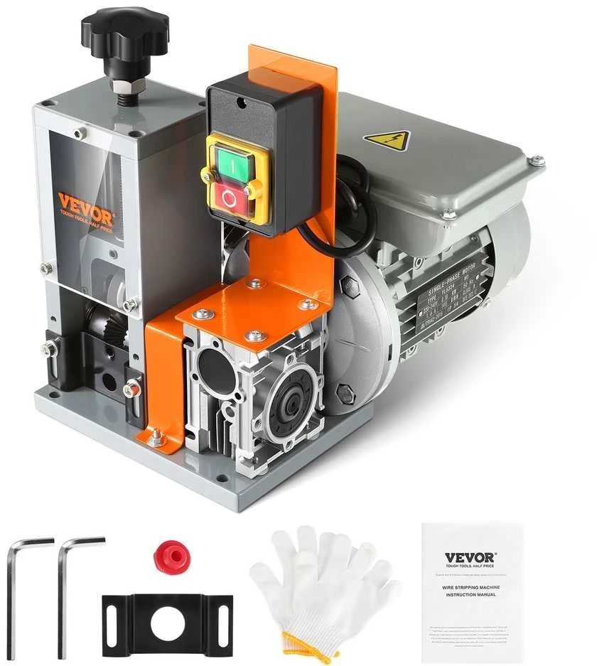 Automatinė vielos nuizoliavimo mašina, 180 W, 1.5-30 mm, kabelių nulupiklis, vario atliekų perdirbimo įrankis, laidų skutiklis