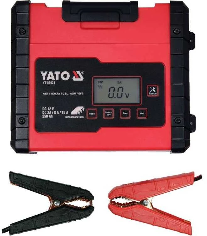 Automatinis 12V 2A 8A 15A akumuliatorių įkroviklis su LCD ekranu, auto moto AGM