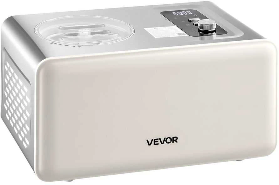 VEVOR 2 litrų automatinis ledų gamintojas su kompresoriumi