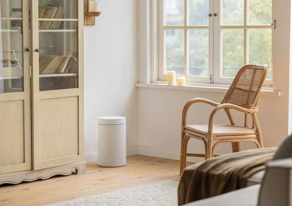 Automatinis šiukšliadėžė, balta, sensorinė, 17 l, virtuvės, bekontaktis, jutiklinė šiukšlinė