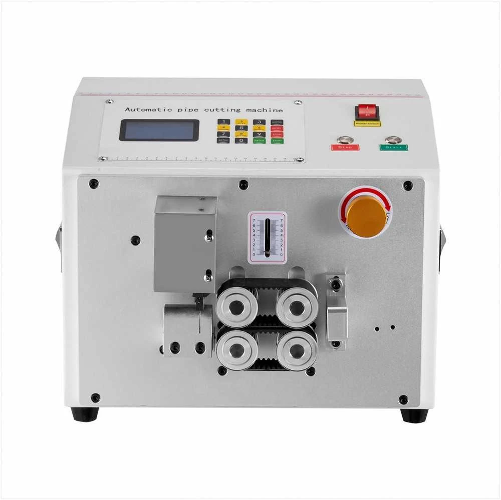 Automatinis termovamzdelių pjoviklis, PVC PE silikoniniams vamzdeliams, su LCD ekranu, 1mm-20mm pjovimo skersmuo, vamzdžių pjovimo staklės, automatinis vamzdelių pjovimo įrenginys