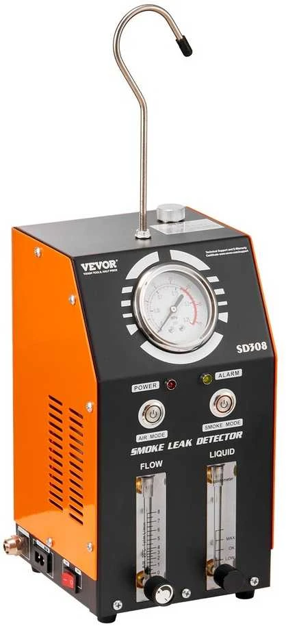 VEVOR Automobilinis dūmų generatorius EVAP nuotėkiui aptikti, su oro siurbliu, auto diagnostikos įrankis, nuotėkio detektorius