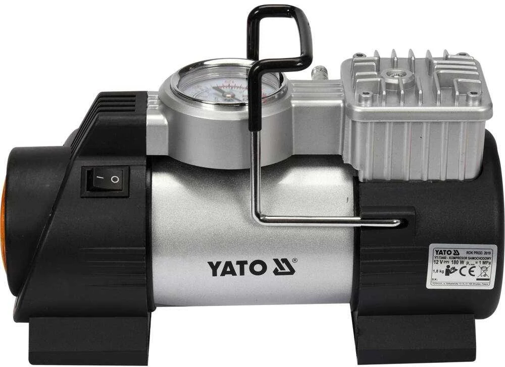Automobilinis kompresorius su LED lempa, 12V 180W, padangų pripūtėjas, nešiojamas oro kompresorius, automobilio padangų pompa