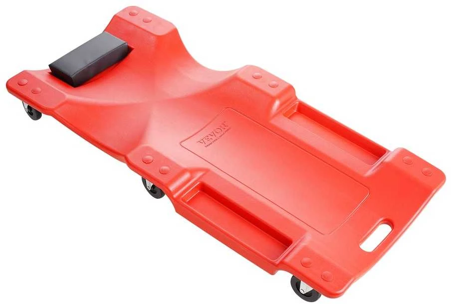Automobilinis mechaniko gultas, 158,8kg talpos, su įrankių dėklu, garažo gultas, riedėjimo gultas, mechaniko sėdynė