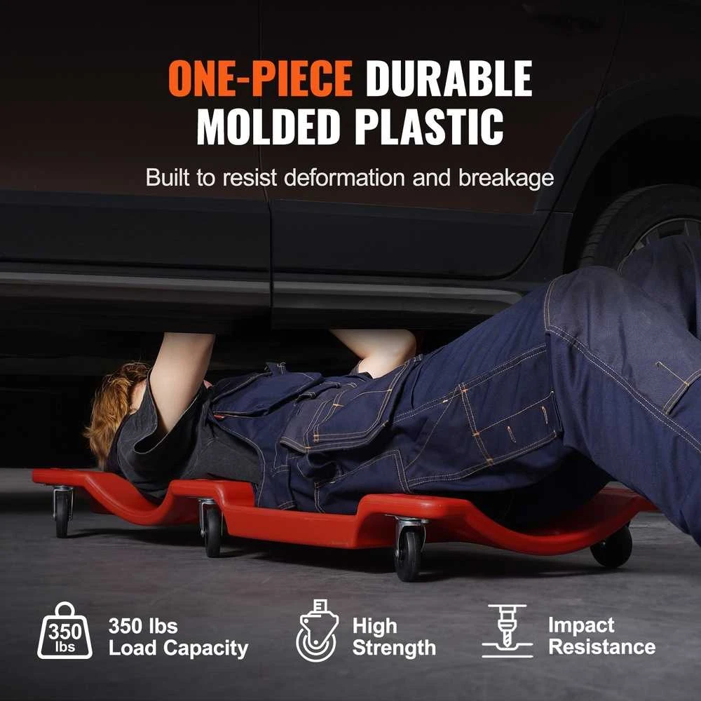 Automobilinis mechaniko gultas, 158,8kg talpos, su įrankių dėklu, garažo gultas, riedėjimo gultas, mechaniko sėdynė