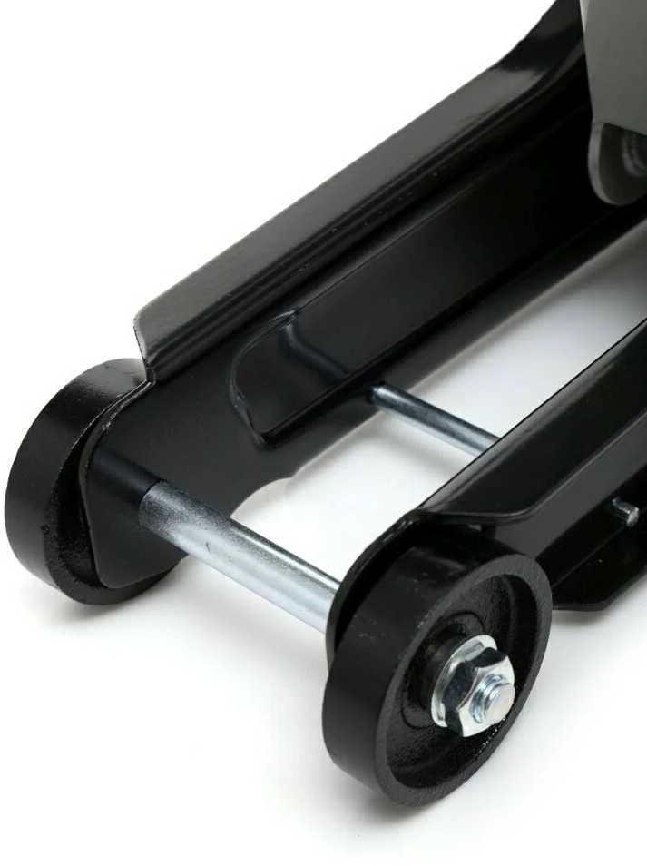 Automobilinis žemo profilio grindų domkratas, didelio našumo hidraulinis domkratas automobiliams, 2.5 tonos domkratas su guminiais padais