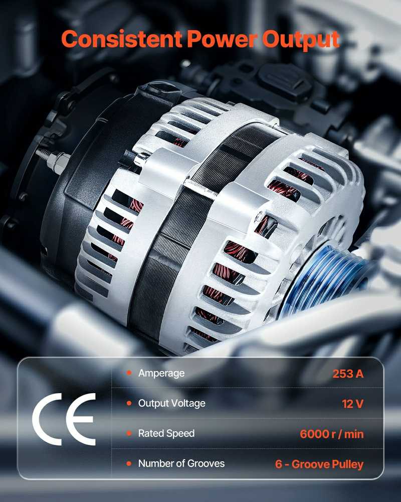 VEVOR Automobilio alternatorius Chevy ir Saab