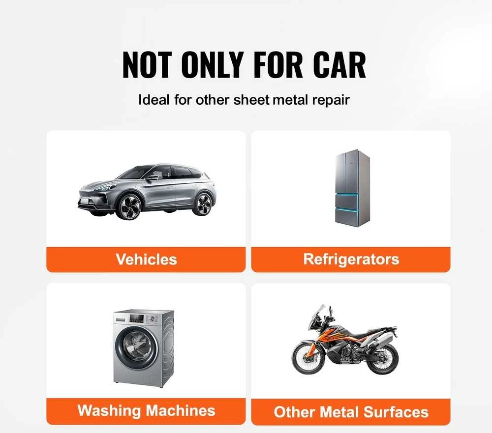 Automobilio įlenkimų traukiklis, tiltelio keltuvas, krušos pažeidimų šalinimo rinkinys, kėbulo remonto įrankiai, be dažymo įlenkimų taisymas