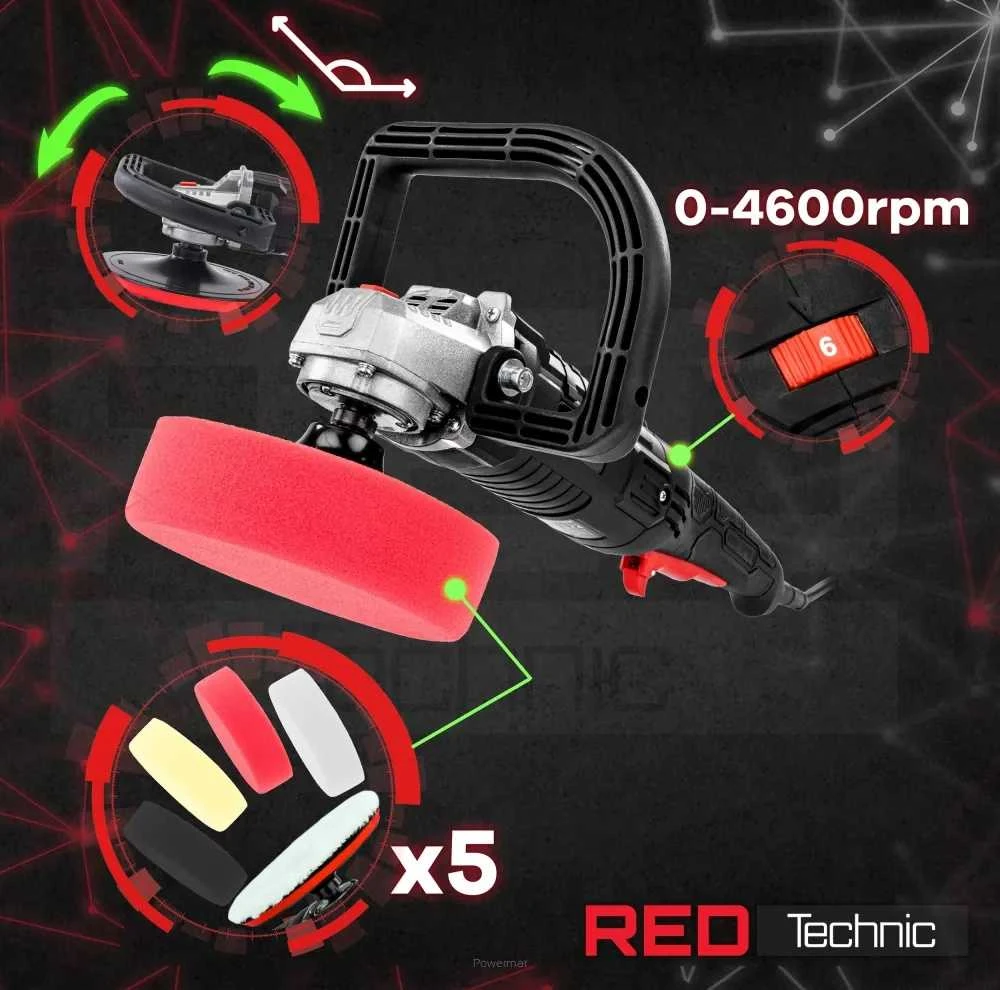 Red Technic Poliruoklis Raudona Technic RTPS0088, 2400 W