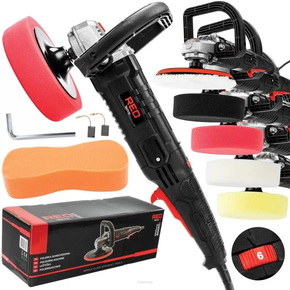 Red Technic Poliruoklis Raudona Technic RTPS0088, 2400 W