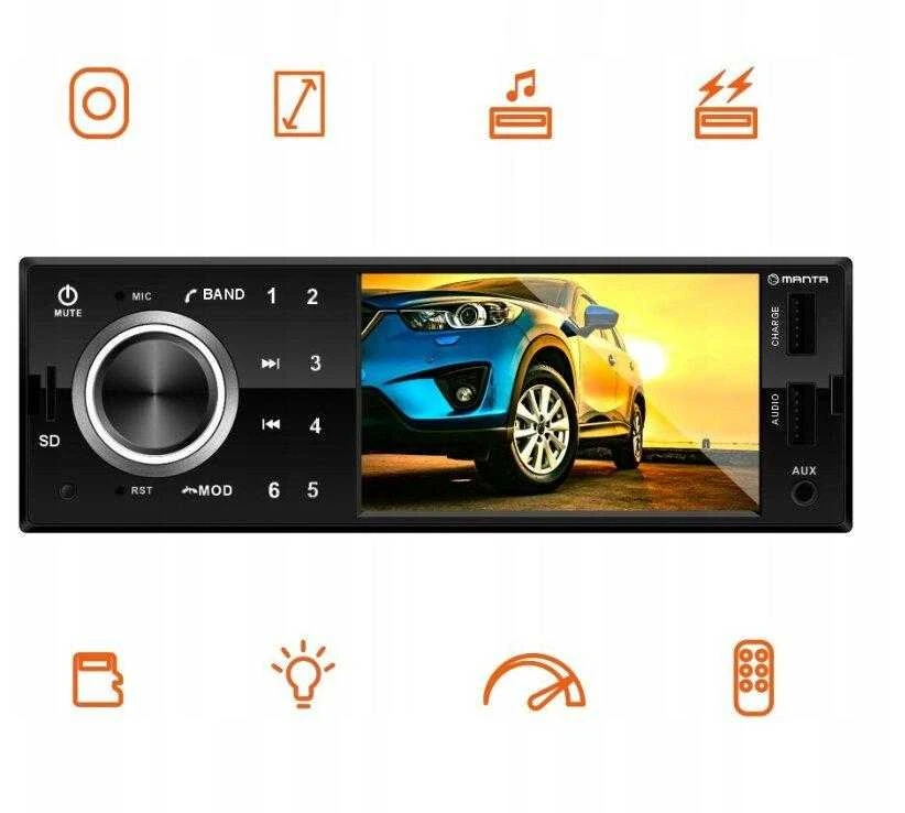Automagnetola Automobilio radijo multimedija + galinė kamera Manta Toronto II