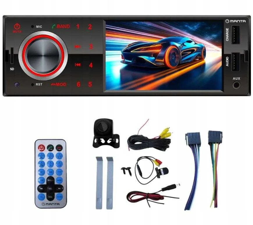 Automagnetola Automobilio radijo multimedija + galinė kamera Manta Toronto II