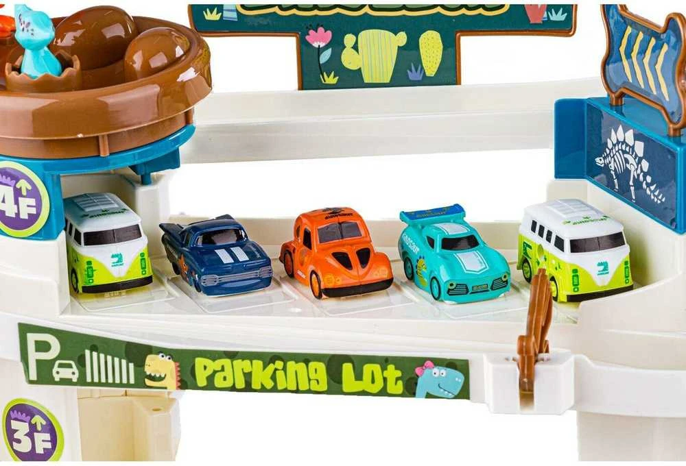 Automobilių trasa - Dinozaurų parkas vaikams